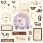 Prima Marketing Spring Farmhouse Cardstock Ephemera 33/Pkg