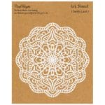 CrafTangles 6"x6" Stencil - Swirly Lace