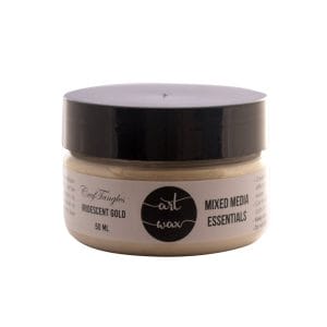 CrafTangles mixed media Essentials - Art Waxes - Iridescent Gold (50 ml)