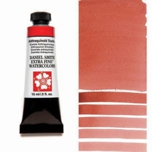 Daniel Smith Extra fine watercolors 15 ml tube - Anthraquinoid Scarlet