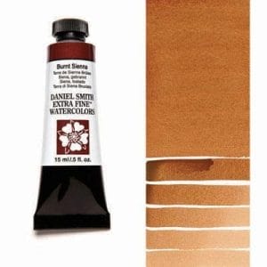 Daniel Smith Extra fine watercolors 15 ml tube - Burnt Sienna