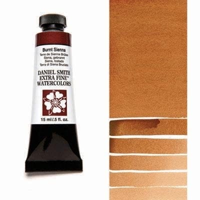 Daniel Smith Extra fine watercolors 15 ml tube - Burnt Sienna