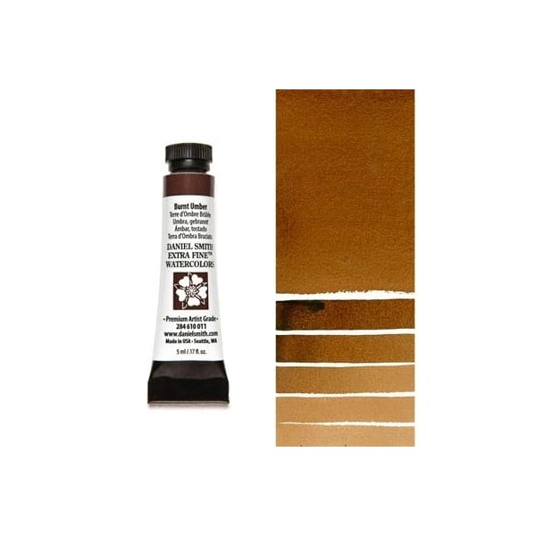 Daniel Smith Extra fine watercolors 15 ml tube - Burnt Umber