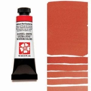Daniel Smith Extra fine watercolors 15 ml tube - Cadmium Red Scarlet Hue