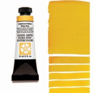 Daniel Smith Extra fine watercolors 15 ml tube - Cadmium Yellow Deep Hue