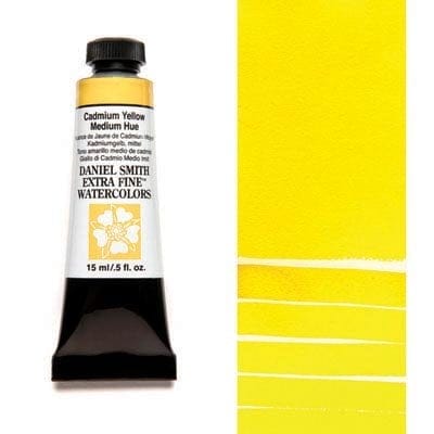 Daniel Smith Extra fine watercolors 15 ml tube - Cadmium Yellow Medium Hue Daniel Smith Extra fine watercolors 15 ml tube - Cadmium Yellow Medium Hue