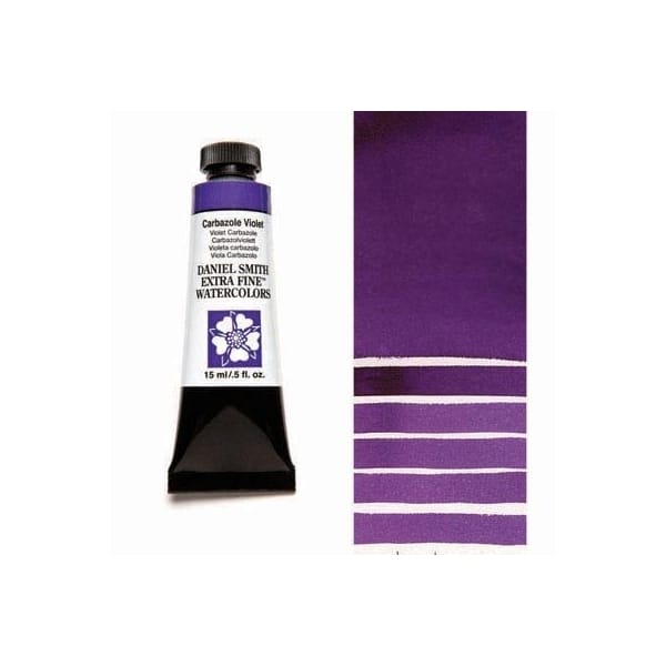 Daniel Smith Extra fine watercolors 15 ml tube - Carbazole Violet