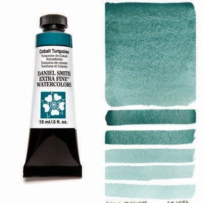 Daniel Smith Extra fine watercolors 15 ml tube - Cobalt Turquoise Daniel Smith Extra fine watercolors 15 ml tube - Cobalt Turquoise