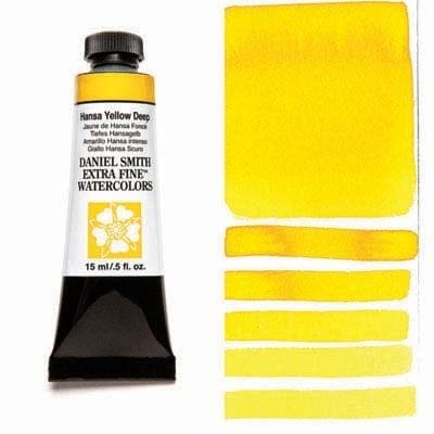 Daniel Smith Extra fine watercolors 15 ml tube - Hansa Yellow Deep Daniel Smith Extra fine watercolors 15 ml tube - Hansa Yellow Deep