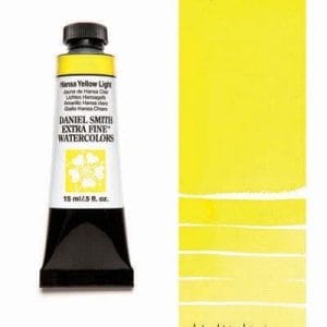 Daniel Smith Extra fine watercolors 15 ml tube - Hansa Yellow Light