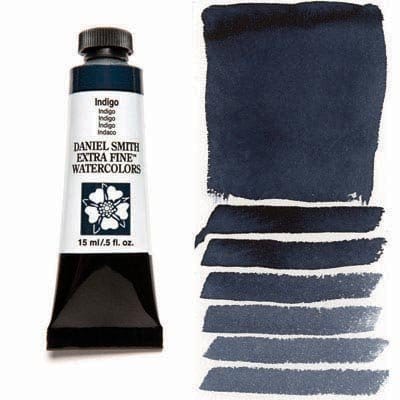 Daniel Smith Extra fine watercolors 15 ml tube - Indigo Daniel Smith Extra fine watercolors 15 ml tube - Indigo