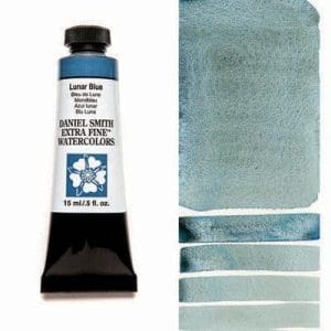Daniel Smith Extra fine watercolors 15 ml tube - Lunar blue