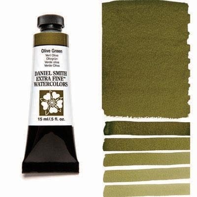 Daniel Smith Extra fine watercolors 15 ml tube - Olive Green Daniel Smith Extra fine watercolors 15 ml tube - Olive Green