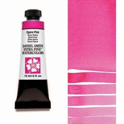 Daniel Smith Extra fine watercolors 15 ml tube - Opera Pink Daniel Smith Extra fine watercolors 15 ml tube - Opera Pink
