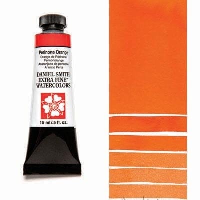 Daniel Smith Extra fine watercolors 15 ml tube - Perinone Orange
