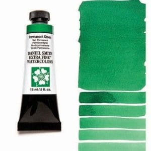 Daniel Smith Extra fine watercolors 15 ml tube - Permanent Green