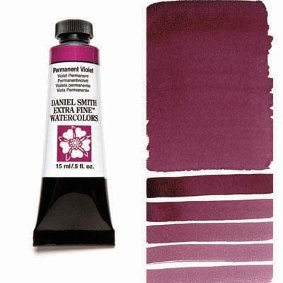 Daniel Smith Extra fine watercolors 15 ml tube - Permanent Violet Daniel Smith Extra fine watercolors 15 ml tube - Permanent Violet