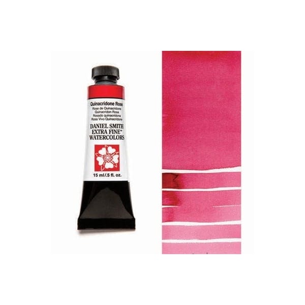 Daniel Smith Extra fine watercolors 15 ml tube - Quinacridone Rose