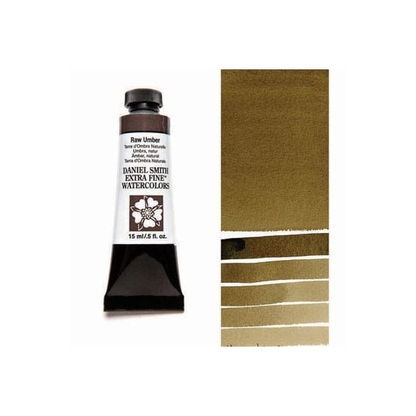 Daniel Smith Extra fine watercolors 15 ml tube - Raw Umber