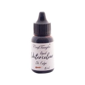 CrafTangles liquid watercolor (15 ml) - Oh Fudge