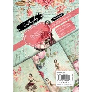 CrafTangles Decoupage Paper Pack  - Oh Ballet (A4) - 4 sheets