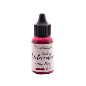 CrafTangles liquid watercolor (15 ml) - Pretty Peony