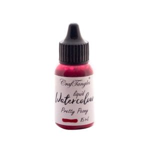 CrafTangles liquid watercolor (15 ml) - Pretty Peony