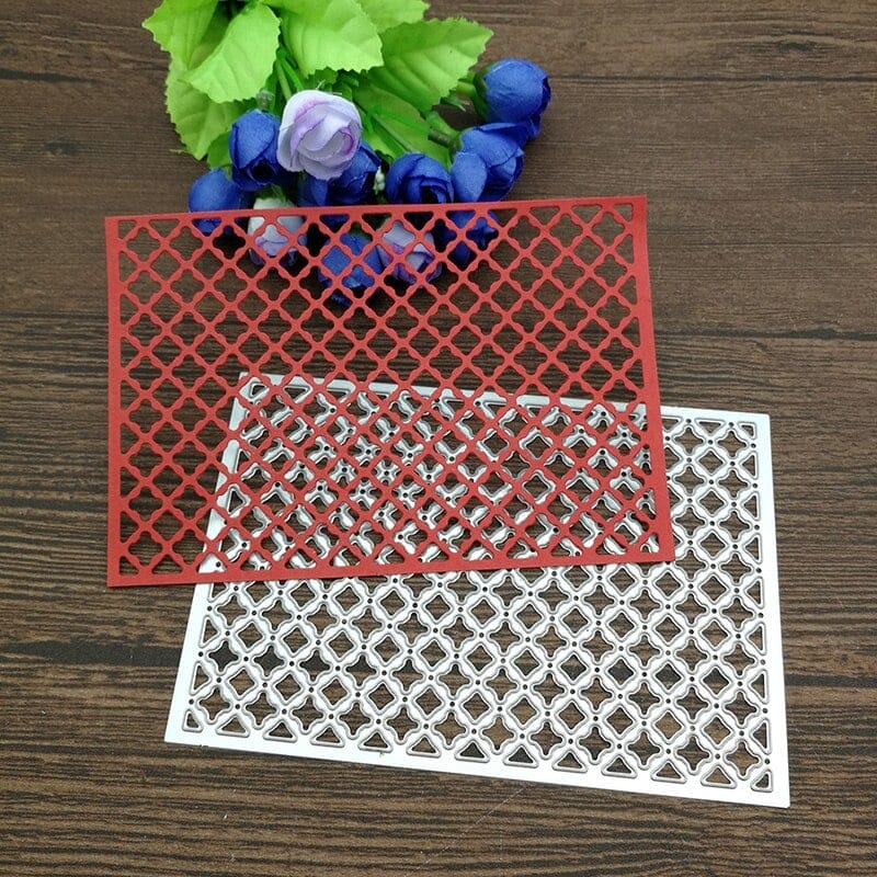 Steel Background Dies - Moroccan Pattern Grid SD 1052 background steel dies 1 Steel Background Dies - Moroccan Pattern Grid