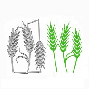 Steel Dies - Wheat Leaves (Set of 3 dies)
