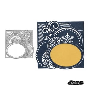 Steel Background Dies - Delicate Floral Grid