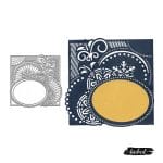 Steel Background Dies - Delicate Floral Grid