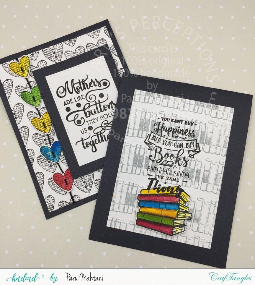 CrafTangles Photopolymer Stamps - Books april release sampler phrases april-release-sampler-phrases