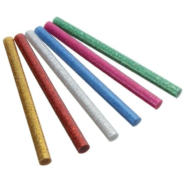 Regular colorful glue sticks for regular glue gun (GSTK6C) - 6 sticks