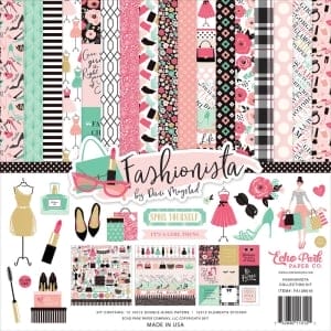 EchoPark paper pad - Fashionista Collection Kit (12 by 12 inch)