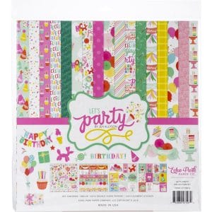 EchoPark paper pad - Lets Party Collection Kit (12 by 12 inch)