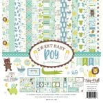 EchoPark paper pad - Sweet Baby Boy Collection Kit (12 by 12 inch)