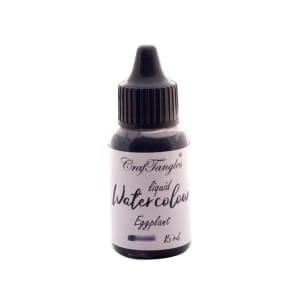 CrafTangles liquid watercolor (15 ml) - Eggplant