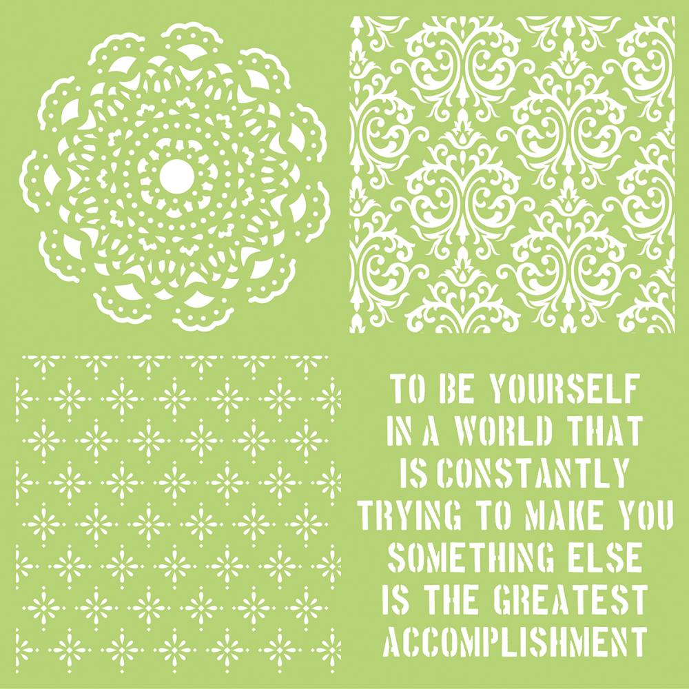 Kaisercraft Designer Template 12"X12" - Be Yourself