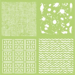 Kaisercraft Designer Template 12"X12" - Textures