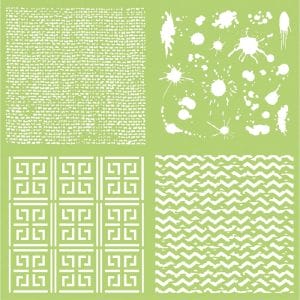 Kaisercraft Designer Template 12"X12" - Textures