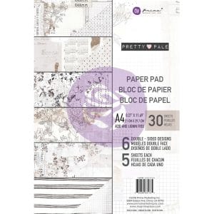 Prima Marketing Double-Sided Paper Pad A4 30/Pkg - Pretty Pale, 6 Designs/5 Each