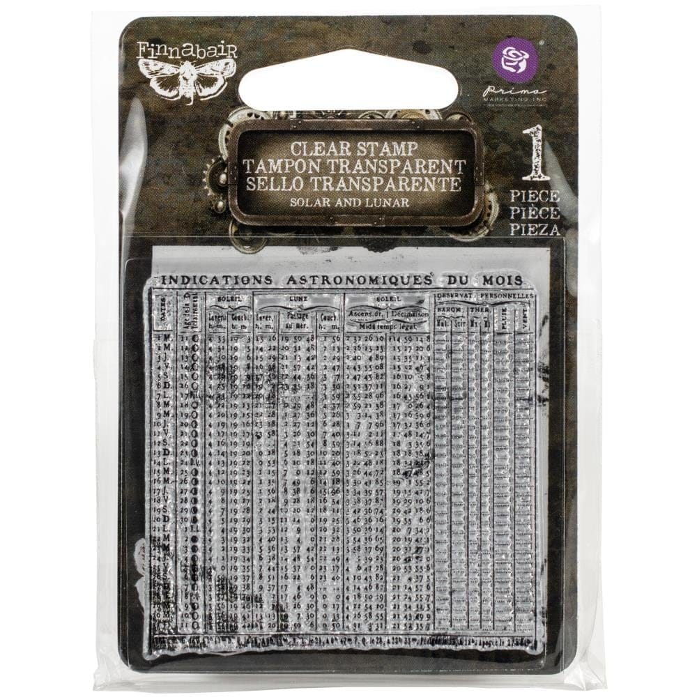 Solar and Lunar - Finnabair Clear Stamp by Prima prima clear Stamp 966997 solar lunar Solar and Lunar - Finnabair Clear Stamp by Prima
