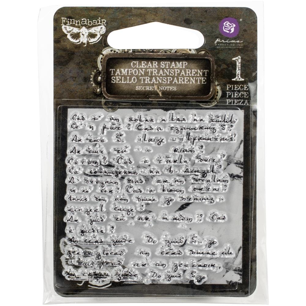 Secret Notes - Finnabair Clear Stamp by Prima prima clear Stamp 967000 secret notes Secret Notes - Finnabair Clear Stamp by Prima