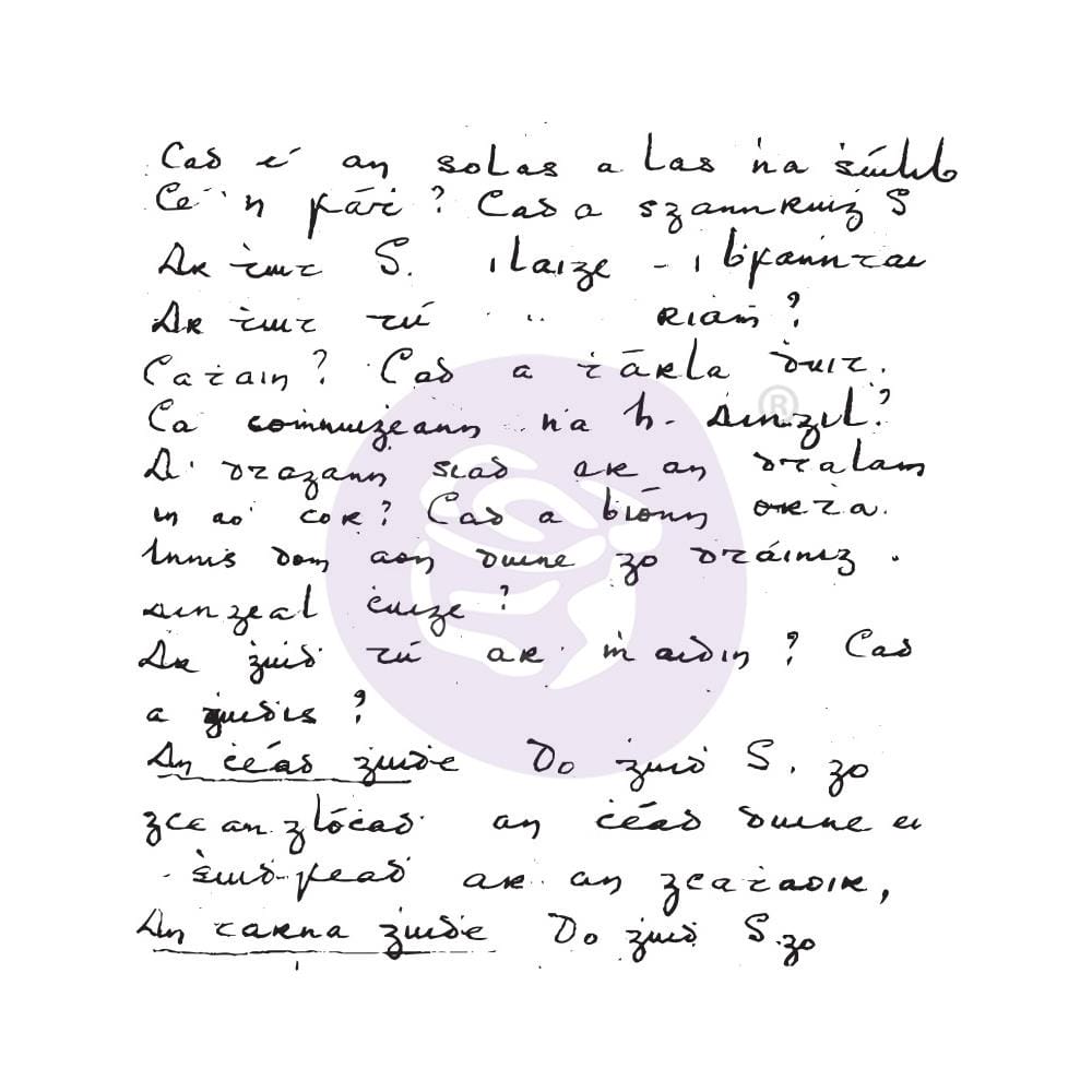 Secret Notes - Finnabair Clear Stamp by Prima prima clear Stamp 967000 secret notes 1 prima_clear_Stamp_967000_secret_notes_1