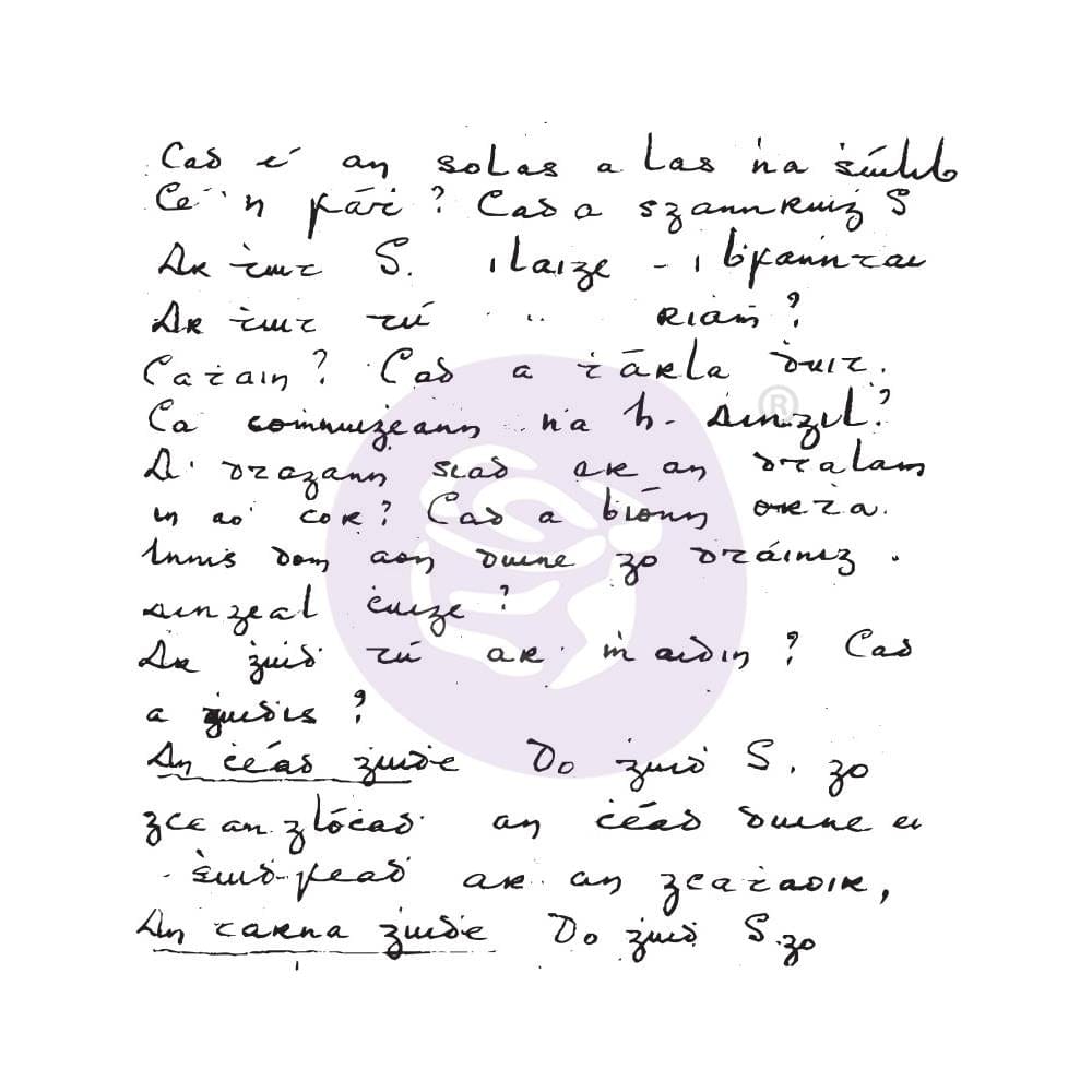 Secret Notes - Finnabair Clear Stamp by Prima prima clear Stamp 967000 secret notes 1 prima_clear_Stamp_967000_secret_notes_1