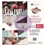 Prima - Midnight Garden - 12x12 Paperpack  (24 double sided sheets)