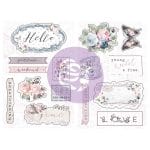 Prima Marketing Poetic Rose Chipboard Stickers 15/Pkg