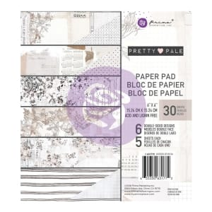 Prima - Pretty Pale - 6x6 Paperpack (30 double sided sheets)