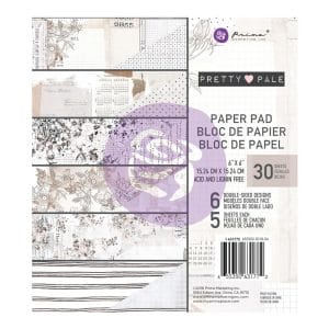 Prima - Pretty Pale - 6x6 Paperpack (30 double sided sheets)