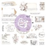 Prima Marketing Pretty Pale Cardstock Ephemera/Stickers 65/Pk